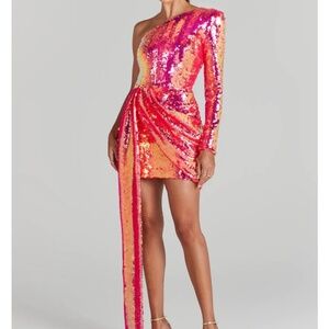 Nadine Merabi Celina Pink dress